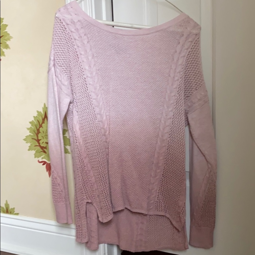 American Eagle Pink Ombre Sweater